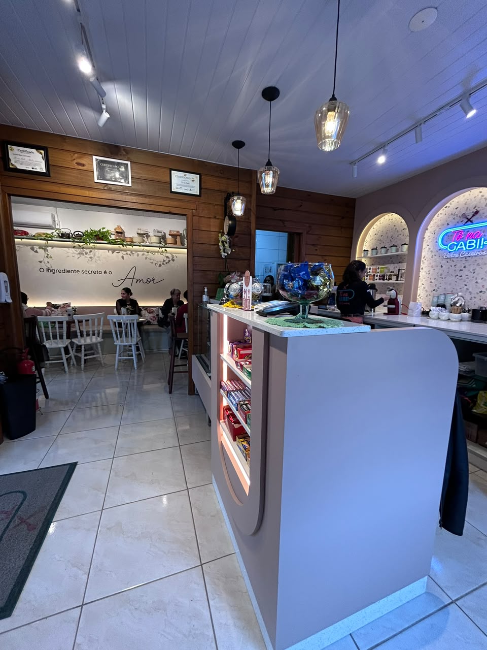 Balcão de confeitaria planejado